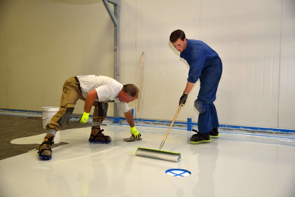 Using a brush to clean the floor is better than rough pads. 