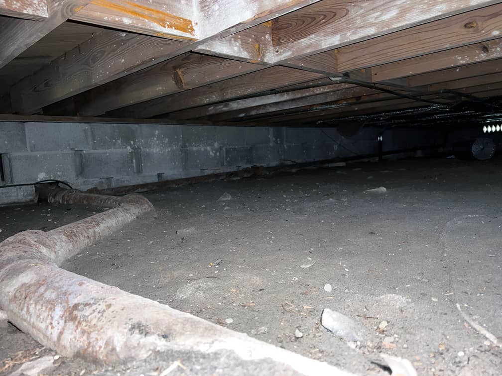 Having concrete block does increase the safety of a crawl space.