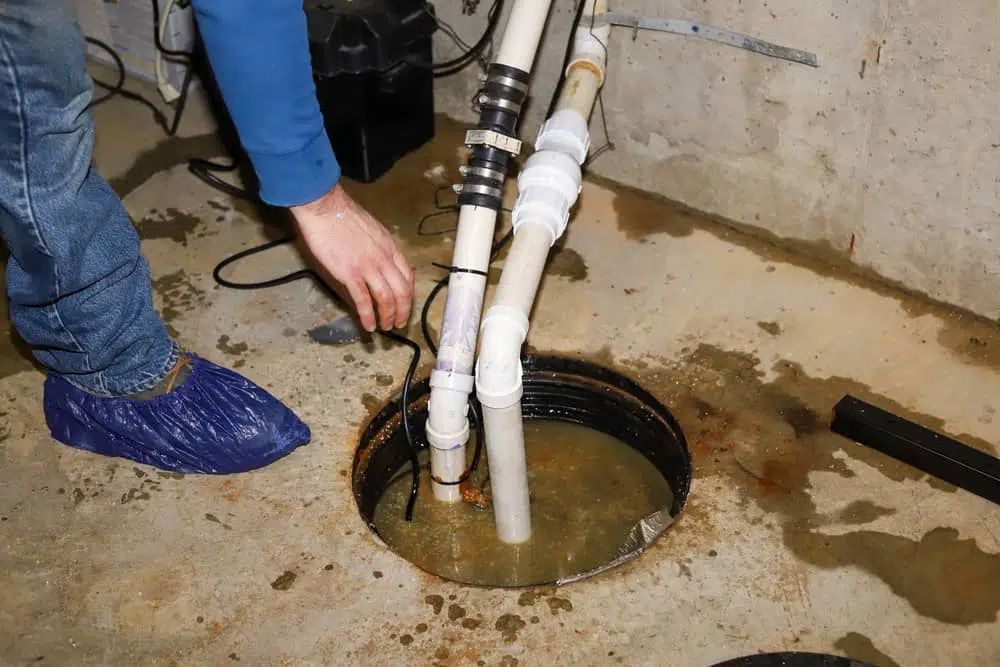 This is what your sump pump pit looks like. 