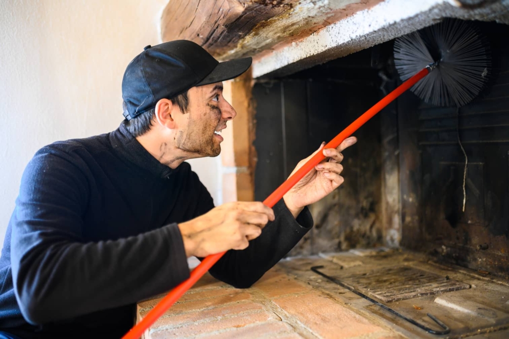 Hire a chimney sweep and fireplace professional to ensure that your fireplace is in good condition. 